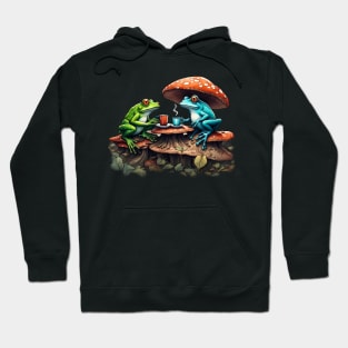 Mushroom Coffee: frogs Hoodie